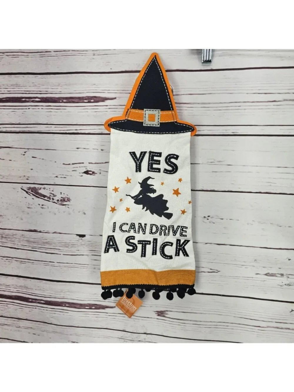 Halloween Witch Hat Hanging Kitchen Towel 